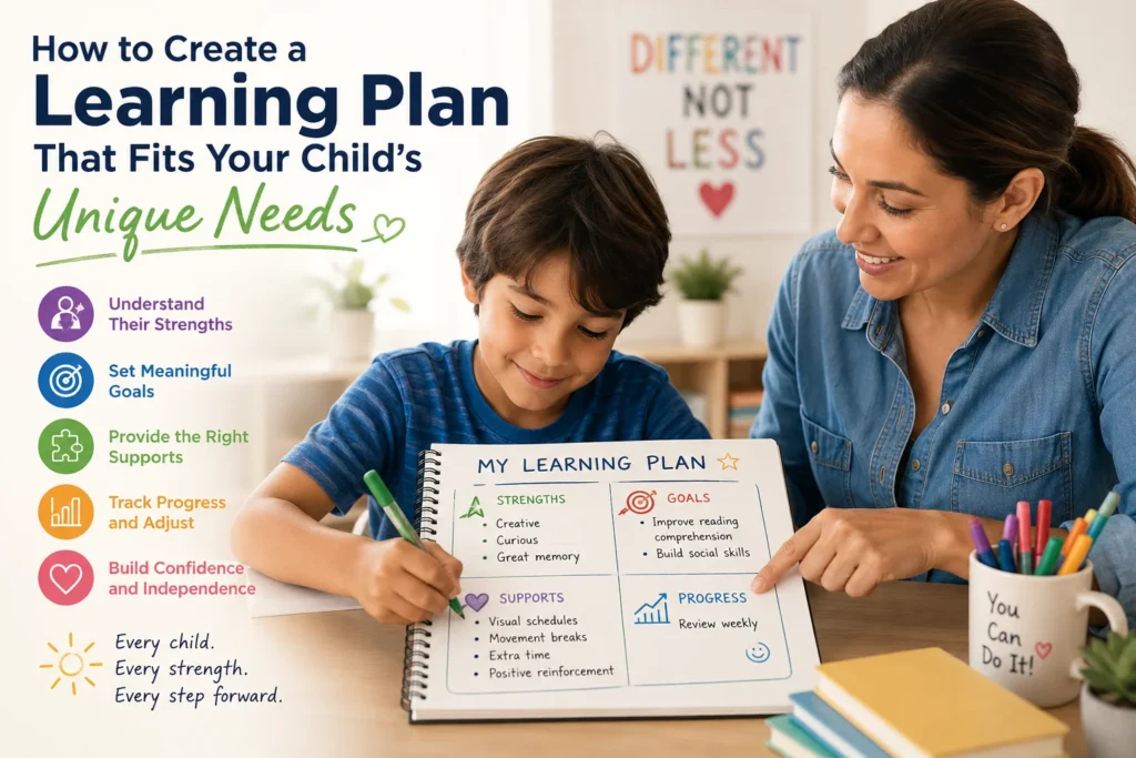 how to create a learning plan that fits your child’s unique needs